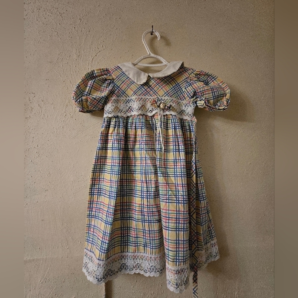Bonnie Jean Multicolor Plaid Dress